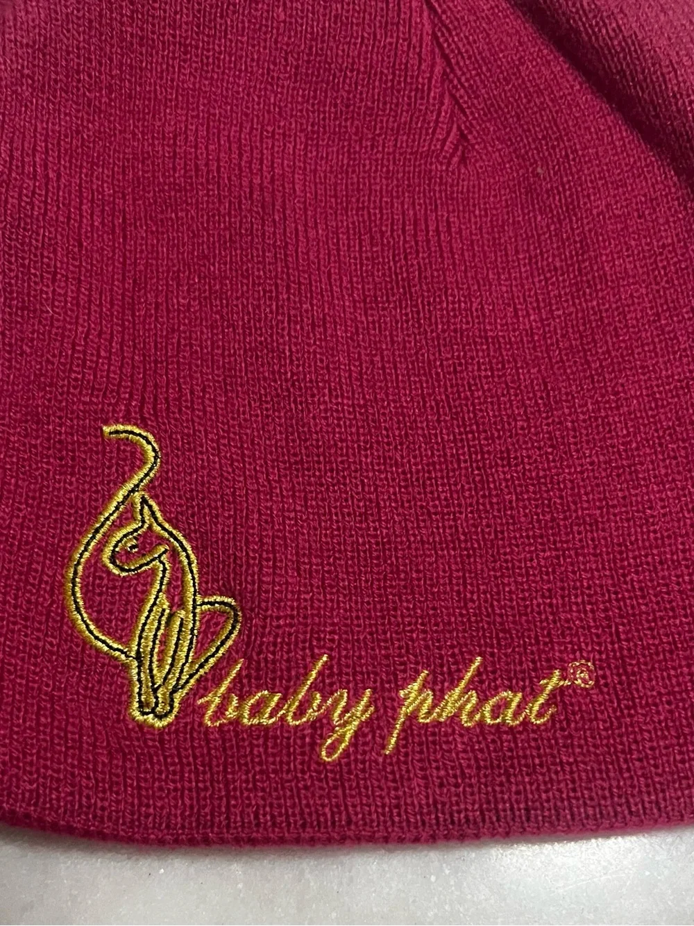 Vintage Baby Phat Y2K Knit Women’s Beanies Pink Brown Set Of 2